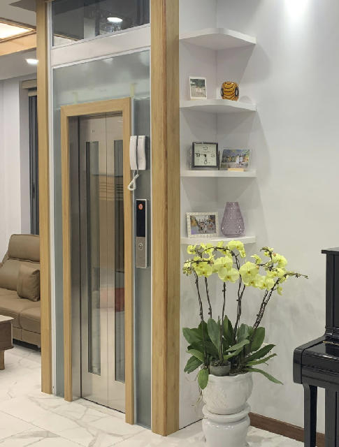 Thang máy gia đình Atvin - Biệt thự Vinhome Long Phú