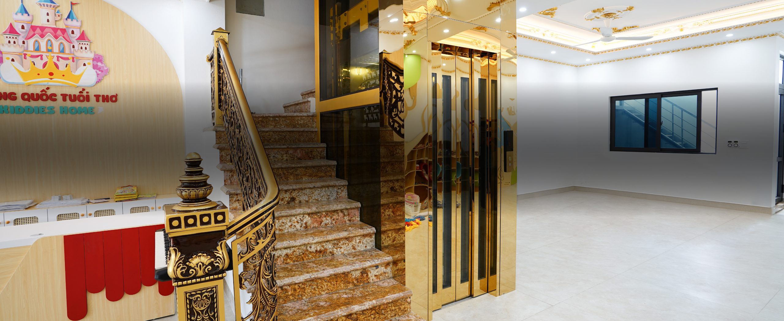 Thang máy gia đình Atvin - Biệt thự Vinhome Long Phú